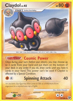 Pokemon TCG - Great Encounters - Claydol - 15/106 - Reverse Holofoil