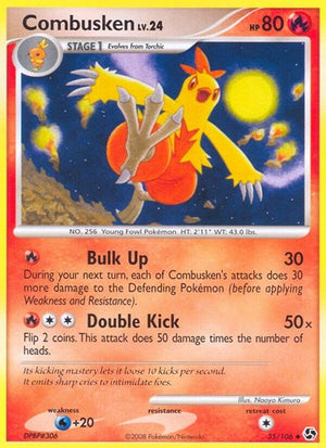 Pokemon TCG - Great Encounters - Combusken - 35/106 - Reverse Holofoil
