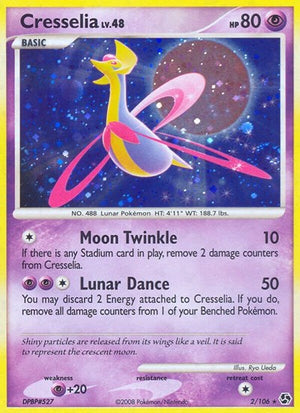 Pokemon TCG - Great Encounters - Cresselia - 2/106 - Reverse Holofoil