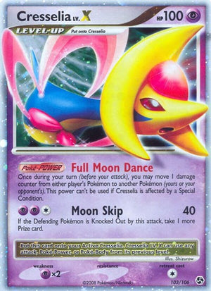 Pokemon TCG - Great Encounters - Cresselia LV.X - 103/106 - Holofoil