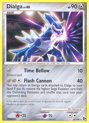 Pokemon TCG - Great Encounters - Dialga - 16/106 - Reverse Holofoil