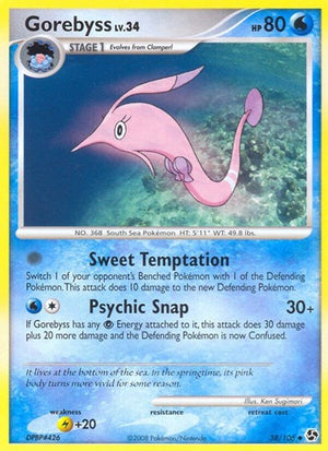 Pokemon TCG - Great Encounters - Gorebyss - 38/106 - Reverse Holofoil