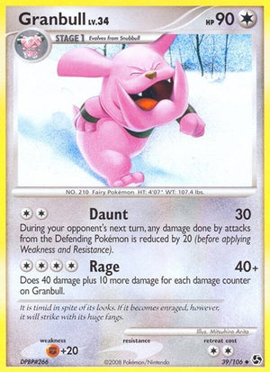 Pokemon TCG - Great Encounters - Granbull - 39/106