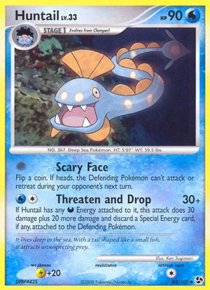 Pokemon TCG - Great Encounters - Huntail - 42/106 - Reverse Holofoil