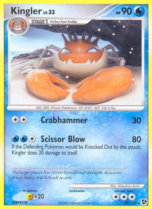 Pokemon TCG - Great Encounters - Kingler - 20/106