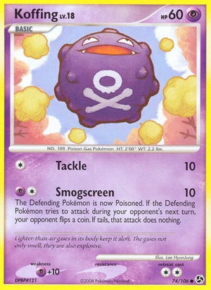 Pokemon TCG - Great Encounters - Koffing - 74/106