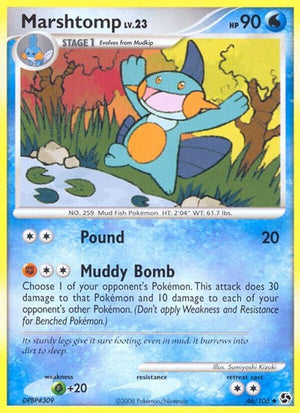 Pokemon TCG - Great Encounters - Marshtomp - 46/106