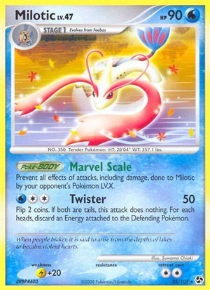 Pokemon TCG - Great Encounters - Milotic - 25/106 - Reverse Holofoil