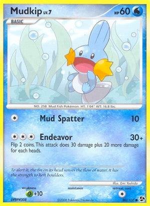 Pokemon TCG - Great Encounters - Mudkip - 80/106