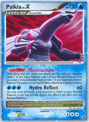 Pokemon TCG - Great Encounters - Palkia LV.X - 106/106 - Holofoil