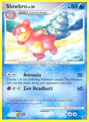 Pokemon TCG - Great Encounters - Slowbro - 54/106 - Reverse Holofoil