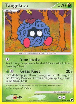 Pokemon TCG - Great Encounters - Tangela - 87/106