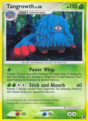 Pokemon TCG - Great Encounters - Tangrowth - 10/106 - Reverse Holofoil