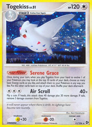 Pokemon TCG - Great Encounters - Togekiss - 11/106 - Reverse Holofoil