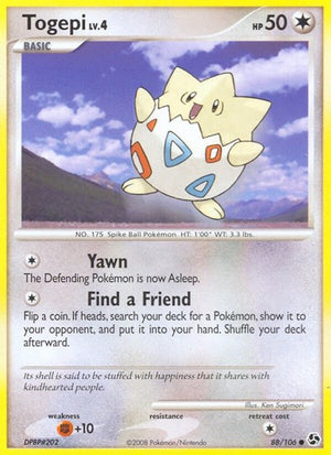 Pokemon TCG - Great Encounters - Togepi - 88/106