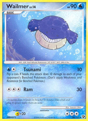 Pokemon TCG - Great Encounters - Wailmer - 58/106