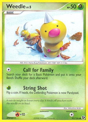 Pokemon TCG - Great Encounters - Weedle - 93/106