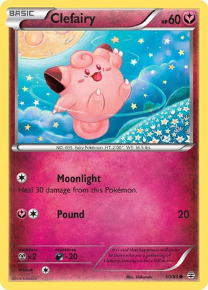 Pokemon TCG - Generations - Clefairy - 50/83 - Reverse Holofoil