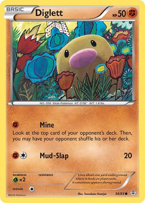 Pokemon TCG - Generations - Diglett - 38/83 - Reverse Holofoil