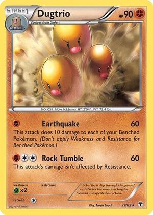 Pokemon TCG - Generations - Dugtrio - 39/83 - Reverse Holofoil