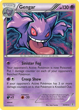 Pokemon TCG - Generations - Gengar - 35/83 - Holofoil