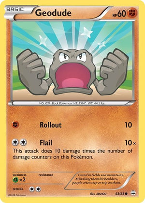 Pokemon TCG - Generations - Geodude - 43/83