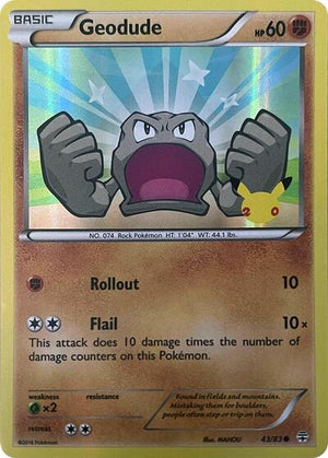 Pokemon TCG - Generations - Geodude - 043/083