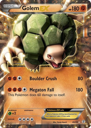 Pokemon TCG - Generations - Golem EX - 46/83 - Holofoil