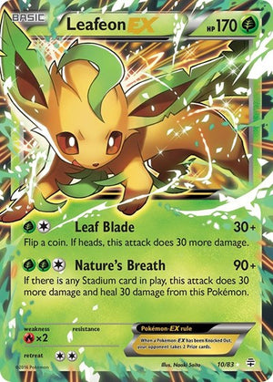 Pokemon TCG - Generations - Leafeon EX - 10/83 - Holofoil