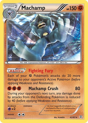 Pokemon TCG - Generations - Machamp - 42/83 - Reverse Holofoil