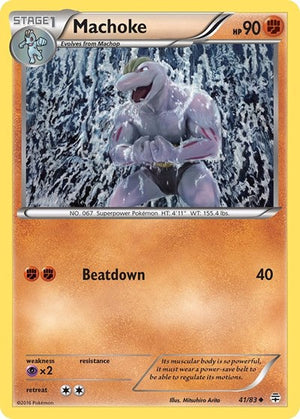 Pokemon TCG - Generations - Machoke - 41/83 - Reverse Holofoil