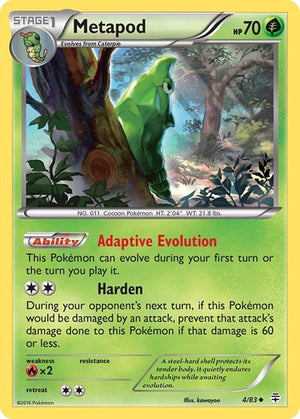 Pokemon TCG - Generations - Metapod - 4/83