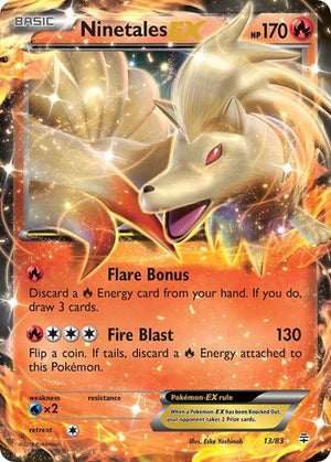 Pokemon TCG - Generations - Ninetales EX - 13/83 - Holofoil