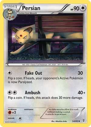 Pokemon TCG - Generations - Persian - 54/83 - Reverse Holofoil