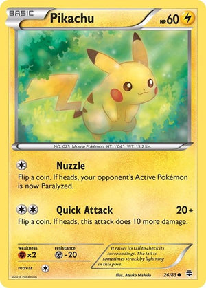 Pokemon TCG - Generations - Pikachu - 26/83