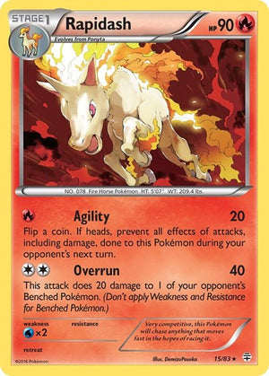 Pokemon TCG - Generations - Rapidash - 15/83