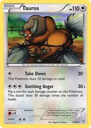 Pokemon TCG - Generations - Tauros - 57/83
