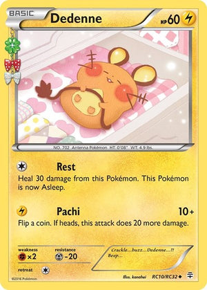 Pokemon TCG - Generations - Radiant Collection - Dedenne - RC10/RC32 - Holofoil
