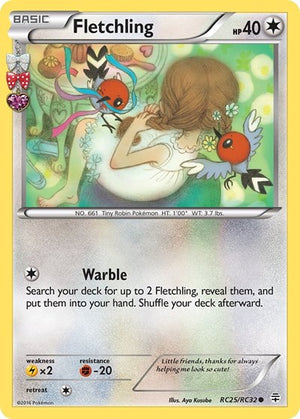 Pokemon TCG - Generations - Radiant Collection - Fletchling - RC25/RC32