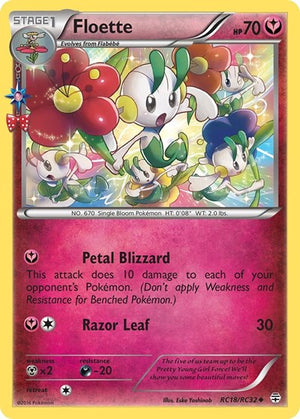 Pokemon TCG - Generations - Radiant Collection - Floette - RC18/RC32 - Holofoil