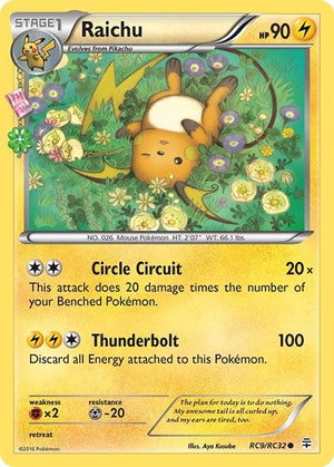 Pokemon TCG - Generations - Radiant Collection - Raichu - RC9/RC32