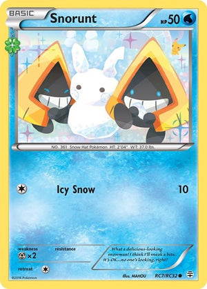 Pokemon TCG - Generations - Radiant Collection - Snorunt - RC7/RC32