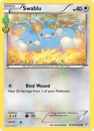 Pokemon TCG - Generations - Radiant Collection - Swablu - RC23/RC32