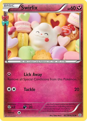 Pokemon TCG - Generations - Radiant Collection - Swirlix - RC19/RC32 - Holofoil