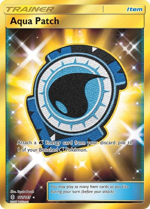 Pokemon TCG - SM - Guardians Rising - Aqua Patch - 161/145 - Holofoil