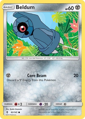 Pokemon TCG - SM - Guardians Rising - Beldum - 83/145