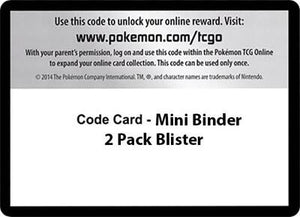 Pokemon TCG - SM - Guardians Rising - Code Card - Mini Binder 2 Pack Blister