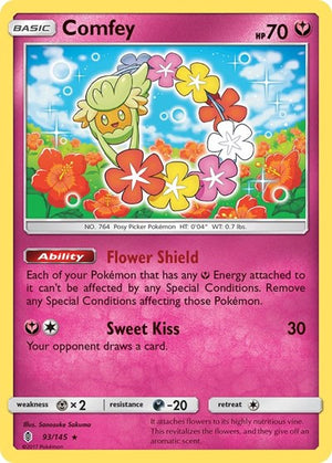 Pokemon TCG - SM - Guardians Rising - Comfey - 93/145 - Reverse Holofoil