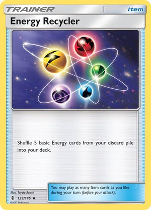 Pokemon TCG - SM - Guardians Rising - Energy Recycler - 123/145 - Reverse Holofoil