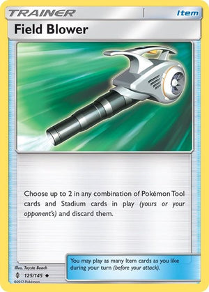 Pokemon TCG - SM - Guardians Rising - Field Blower - 125/145 - Reverse Holofoil